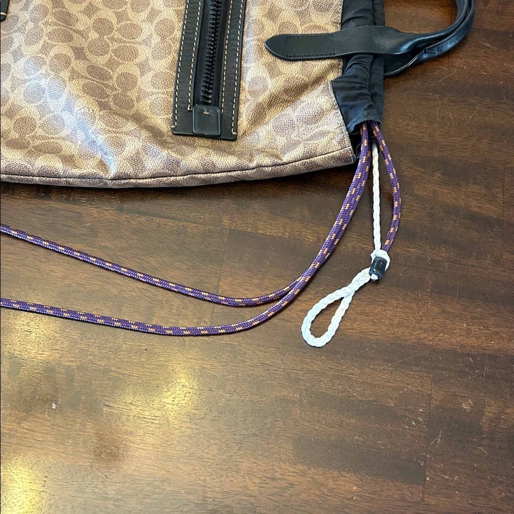 Coach Drawstring Bag. Please Read. - image 7